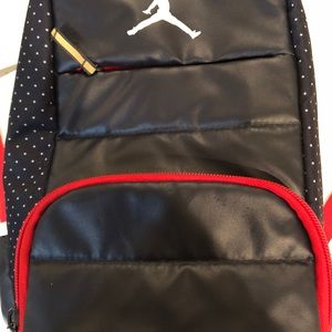 Jordan blue and red backpack